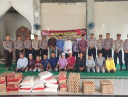 Siswa SIP Angkatan 52 Polda Aceh Berikan Bantuan Paket Sembako Kepada Masyarakat