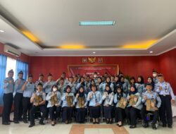 Bapas Kelas II Bogor Gelar Upacara Kenaikan Pangkat