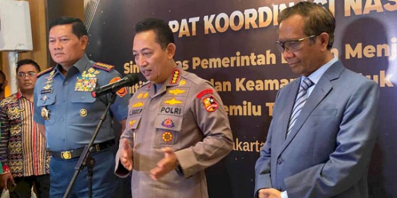 Hadiri Rakornas Pemilu 2024, Kapolri: Kebocoran Putusan MK Tengah Didalami 1 Pemilu