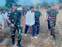 Pangdam IM Tinjau Lahan Ketahanan Pangan Di Aceh Utara