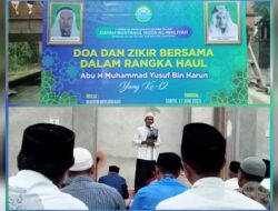 Dalam Peringati Haul Pimpinan, Dayah Bustanul Al-waliyah Gelar Doa dan Zikir Bersama