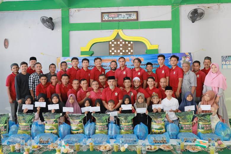 KPAY Lhok Pawoh Sawang Aceh Selatan Santuni Anak Yatim, Tiap Jiwa Menerima Sekitar Rp1,8 Juta