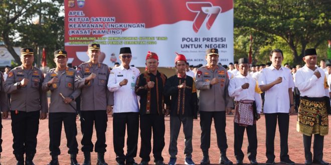 Apel Kasat Kamling: Wakapolda Aceh Dorong Revitalisasi dan Sinergi untuk Keamanan Warga 1 Aceh