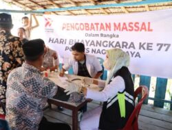 Sambut Hari Bhayangkara Ke-77, Polres Nagan Raya Gelar Pengobatan Gratis