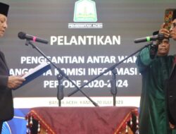Abdul Quddus Resmi Dilantik Sebagai Anggota Komisi Informasi Aceh, Ini Pesan Pj Gubernur