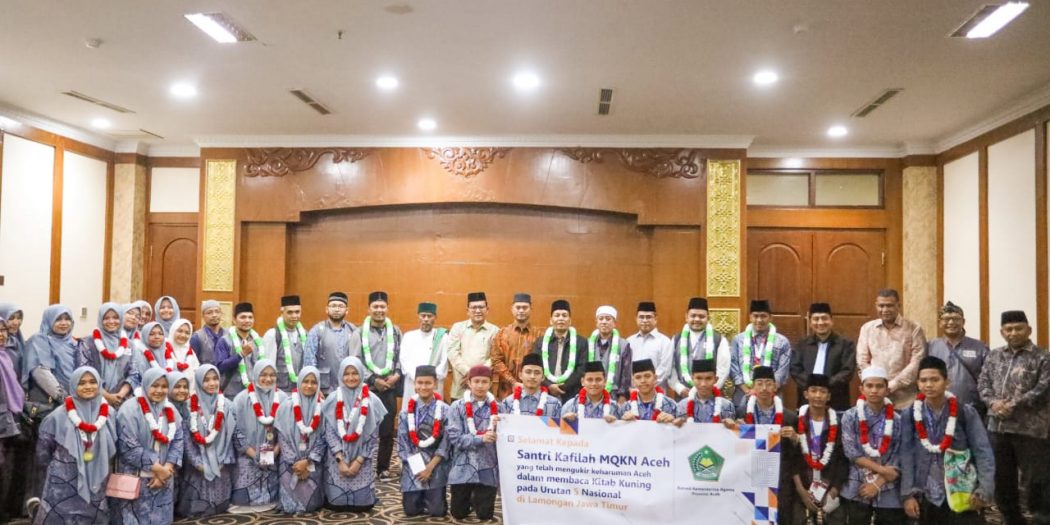 PJ Gubernur Aceh Apresiasi 24 Santri Kafilah Aceh sebagai Juara MQK Nasional 2023 1 aceh