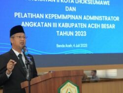 Iskandar AP Buka Pelatihan Kepemimpinan: Bangun Birokrasi Unggul di Aceh