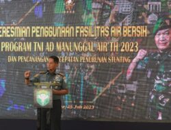 Hadiri Peresmian Program TNI AD Manunggal Air Tahun 2023, Ini Kata Pangdam IM