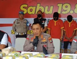 Polisi Berhasil Gagalkan Peredaran Sabu 19,896 kg dari Malaysia Menuju Medan