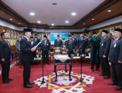 Pj Gubernur Lantik Direktur Operasional dan Direktur Kepatuhan Bank Aceh