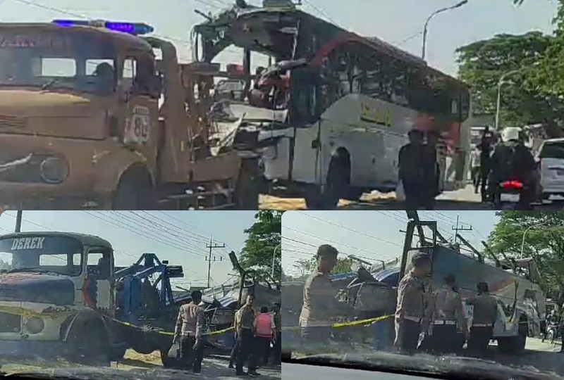 Bus tabrakan