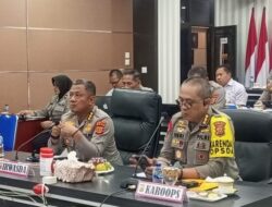 Irwasda Polda Aceh Ikuti Anev Situasi Kamtibmas dan Posko Presisi