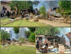 Satu Unit Rumah Terbakar di Kecamatan Nisam, Polisi Amankan TKP