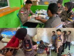 Bakti Kesehatan Polri di Rempang Disambut Warga Dengan Antusias
