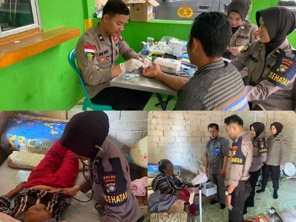 Bakti Kesehatan Polri di Rempang Disambut Warga Dengan Antusias 1 Polda Kepri