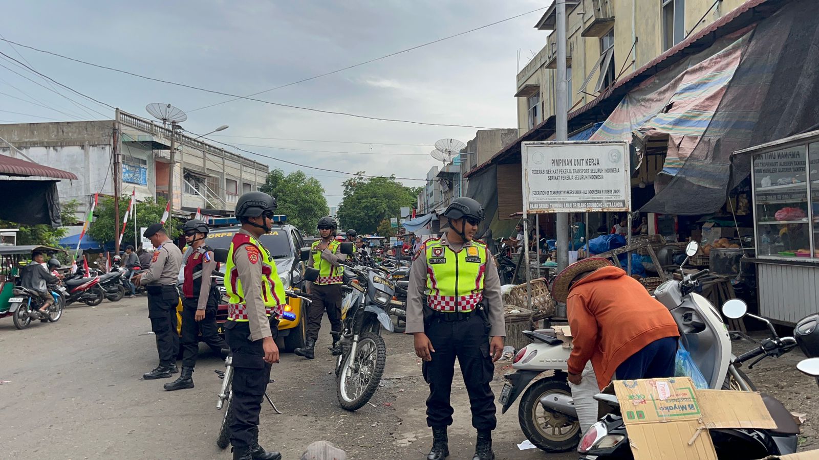 Patroli Skala Besar Polres Langsa Jaga Kamtibmas Menuju Pemilu 2024 1 polres langsa