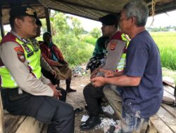 Patroli Polres Langsa, Berikan Solusi Atasi El Nino Kepada Petani