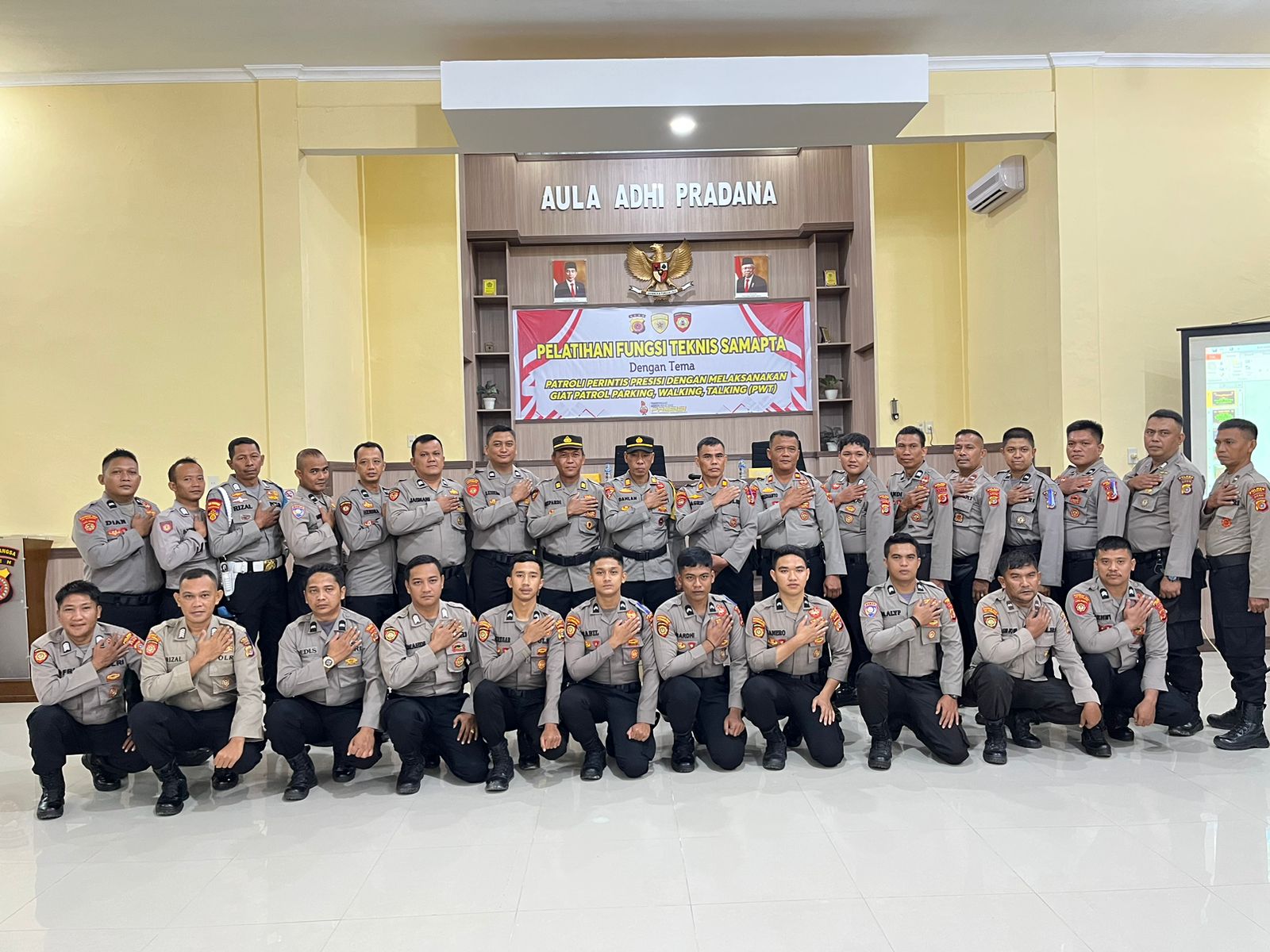Samapta Polres Langsa Latih Patroli Presisi untuk Pemilu 2024 1 langsa