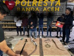 Tim Rimueng Polresta Banda Aceh Ringkus Ketua Gangster IKAO
