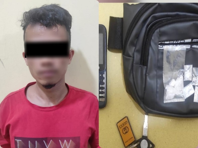 3 Kali Beli Sabu Untuk Diedar, Seorang Pemuda Aceh Besar Ditangkap Polisi 1 Sabu