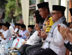Kapolres Aceh Tengah Hadiri Upacara Peringatan Hari Santri Nasional Dilapangan Setdakab