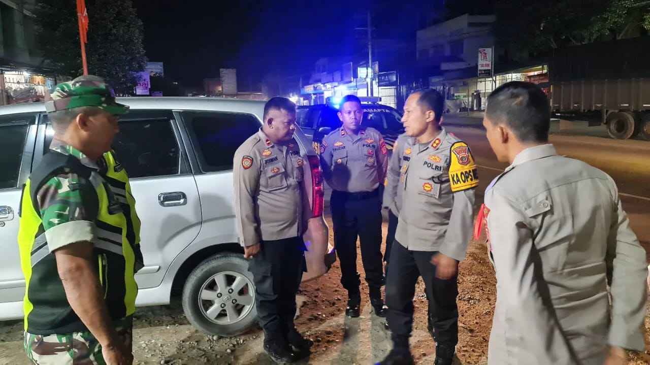 Kapolres Bireuen Pimpin Patroli Cipta kondisi Jelang Pemilu 2024 1 Bireuen