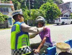 Polres Aceh Selatan Galakkan Teguran Simpatik Demi Keselamatan Berlalu Lintas