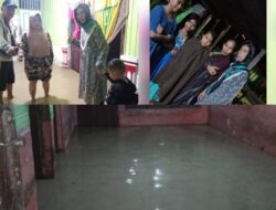 Puluhan Rumah Terendam Banjir, Kadus Blang Makmur Kunjungi Warga