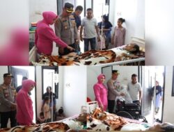 Berikan Bantuan Kursi Roda Kepada Penderita Stroke, Ini Harapan Kapolres Bersama Ketua Bhayangkari 