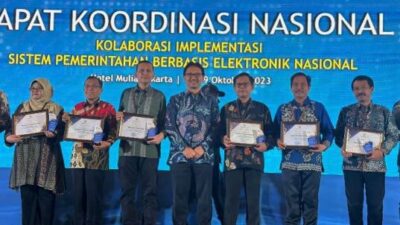 Pemerintah Aceh Raih Dua Penghargaan Terbaik I Implementasi SPBE