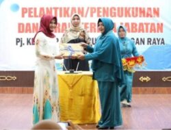 Pimpin Pelaksanaan Sertijab TP- PKK Kabupaten Nagan Raya, Ini Pesan Pj Bupati 