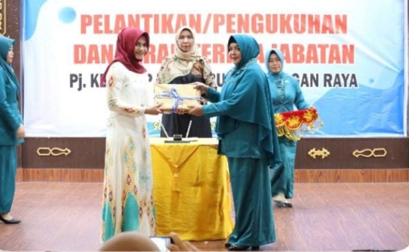 Pimpin Pelaksanaan Sertijab TP- PKK Kabupaten Nagan Raya, Ini Pesan Pj Bupati 1 Nagan Raya