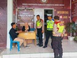 Polisi Lakukan Patroli Monitoring Tahapan Pendaftaran Pemilu 2023 – 2024