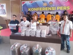 Polres Simeulue Ringkus Empat Pelaku Pencurian Baterai Tower dan Minyak Solar
