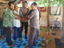 Selesaikan Konflik Warga di Desa Cucum, Polsek Kota Jantho Gelar Mediasi 