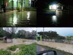 Kuala Makmur Terendam Banjir, Pemdes Himbau Masyarakat Tetap Waspada