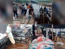 Rugikan Puluhan Juta, Rakit Penyebrangan Singkil-Kuala Baru Karam 