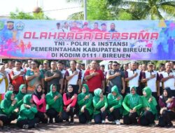 Tingkatkan Sinergitas, TNI-Polri dan Pemerintah Gelar Olahraga Bersama