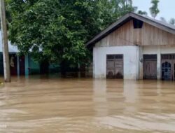 Banjir di Tripa Makmur Belum Surut, Sejumlah Rumah Warga Masih Terendam Air