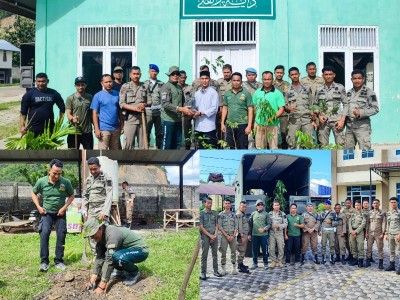 FKBPPPN DPW FKBPPPN Aceh Saat Melaksanakan Penanaman Pohon pada Peringatan Hari Tanam Pohon Indonesia yang Berlangsung di Aceh Besar, Minggu (19/11/2023). (Foto: hariandaerah.com/Herlin).