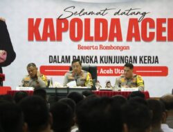 Kapolda Aceh Apresiasi Kinerja Personel Polres Aceh Utara