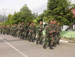 Jaga Kebugaran Prajurit, Kodim 0108/Agara Laksanakan Binsik Sebagai Rutinitas