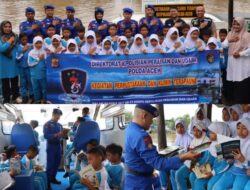 Ditpolairud Polda Aceh Buat Perpustakaan dan Klinik Terapung di Lampulo