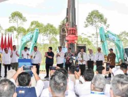 Presiden Jokowi Resmikan Groundbreaking Pembangunan Kantor Bank Indonesia di IKN