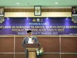 Buka Seleksi MTQ Korpri Tingkat Provinsi Aceh Tahun 2023, Ini Harapan Sekda