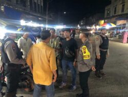 Tim Patroli Sat Samapta Polres Langsa Lakukan Pembinaan Parkir liar Yang Meresahkan Warga