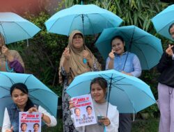 Bara JP Banten Kembali Gaet Emak Emak Lewat 300 Payung Biru