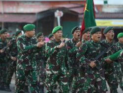 Pangdam IM Gelorakan Hari Juang Infanteri Ke-75 Dengan Gerak Jalan Peleton