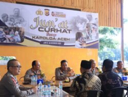 Jumat Curhat Perdana, Kapolda Aceh Jawab Keresahan Masyarakat terkait Rohingya