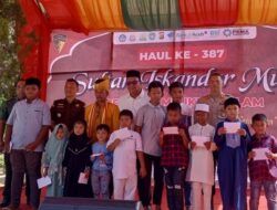 Peringati Haul ke- 387 Sultan Iskandar Muda, Satgas PPA Santuni Anak Yatim